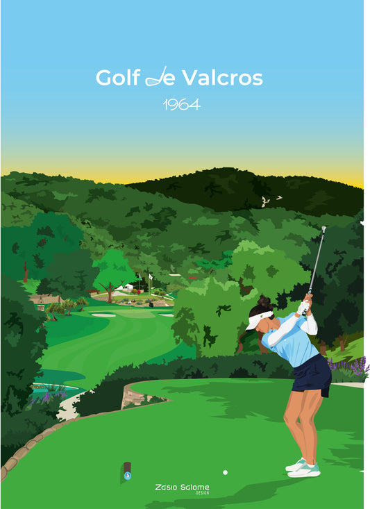 Collaboration avec le Golf de Valcros : Une Affiche pour leur 60ème Anniversaire