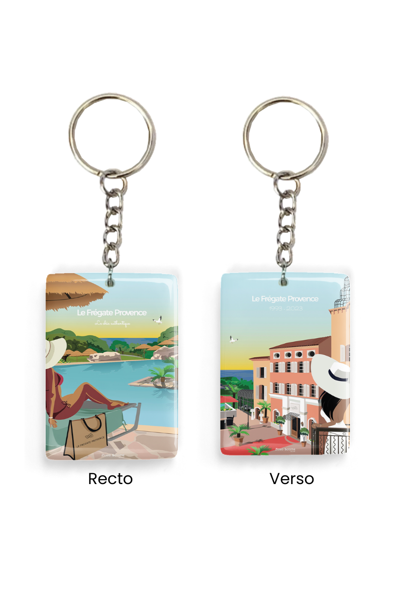 Double visual keyring